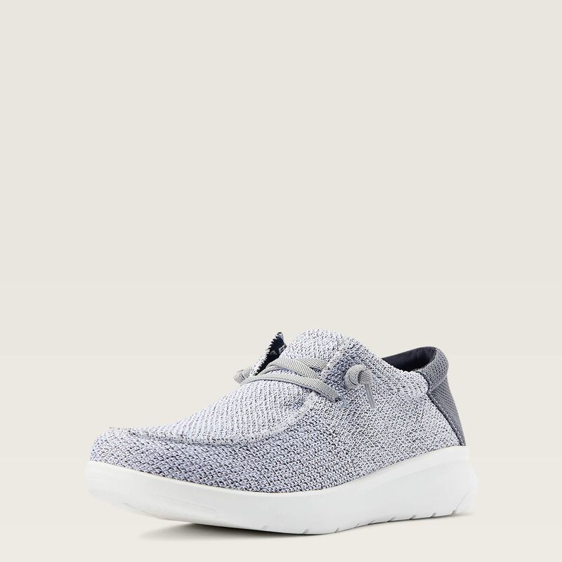 ARIAT HILO STRETCH LACE DISTRESSED WHITE/DARK GRAY SHOES