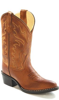 OLD WEST COWHIDE WESTERN BOOT
