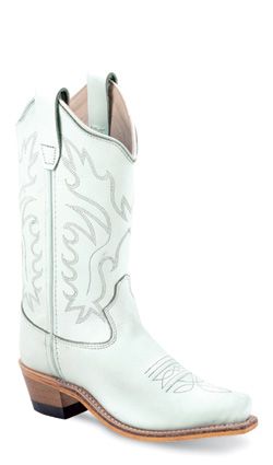 OLD WEST ALMOND TOE WESTERN BOOT