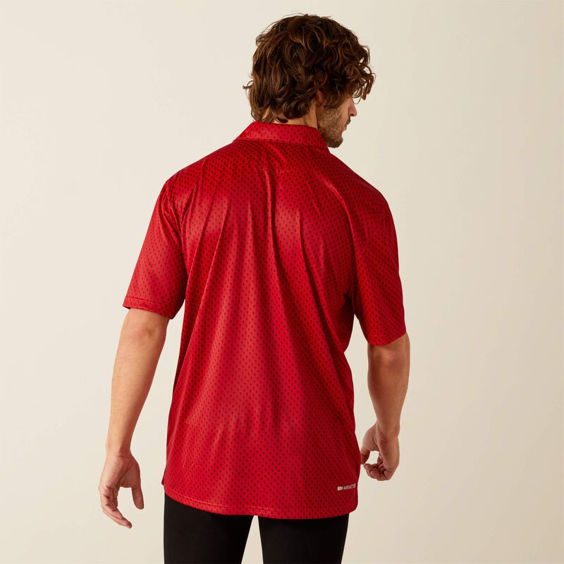 ARIAT ALL OVER PRINT POLO