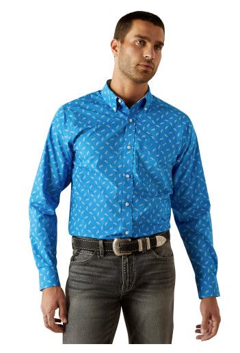 ARIAT WRINKLE FREE FITTED WESTERN SHIRT