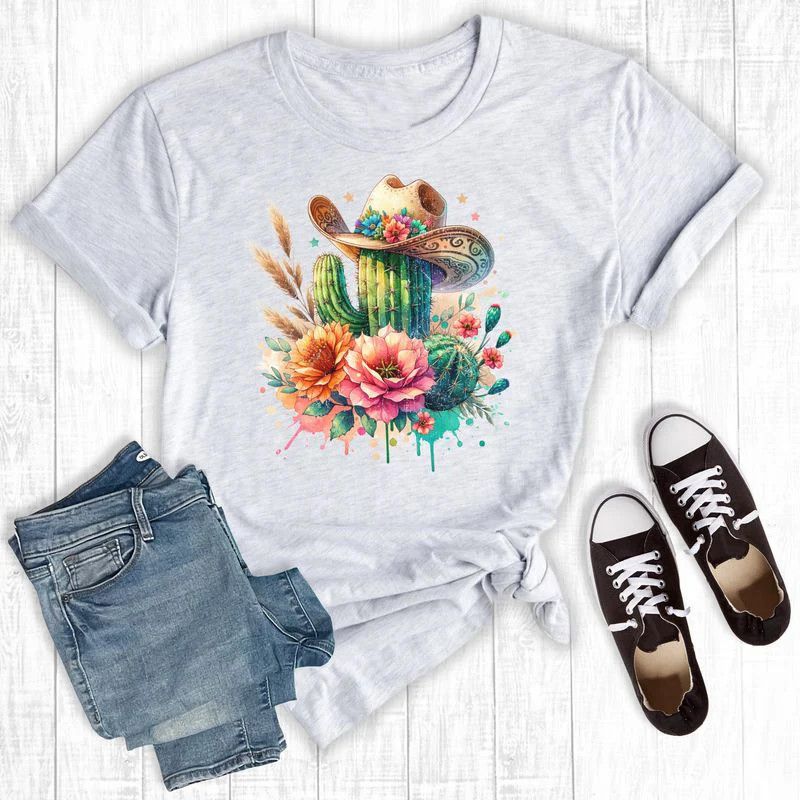 BOHO CACTUS T-SHIRT