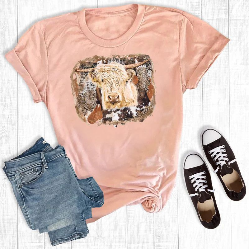 HIGHLAND COW T-SHIRT