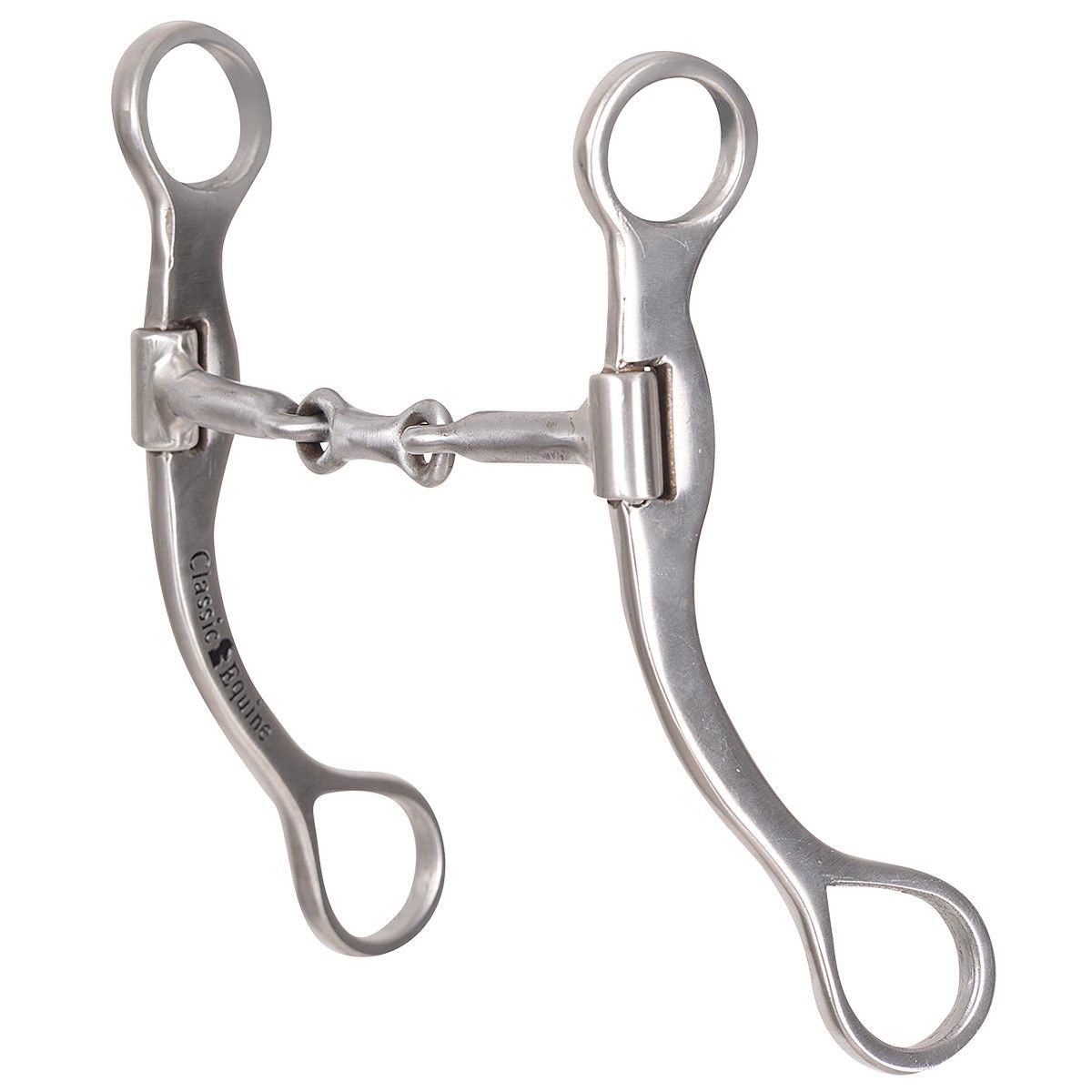 CLASSIC EQUINE STRAIGHT SHANK BIT- SMOOTH DOGBONE