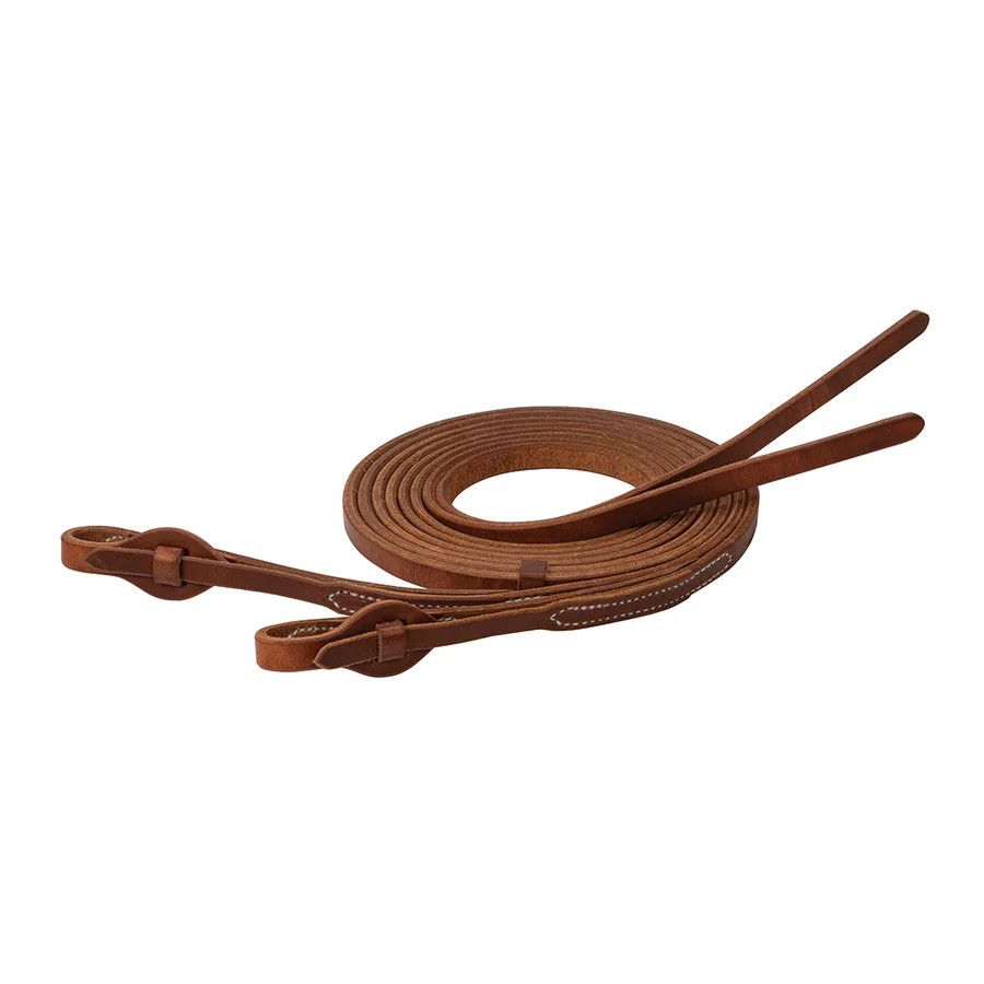 WEAVER PROTACK® EXTRA HEAVY SPLIT REINS, QUICK CHANGE, LEATHER TABS