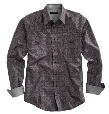 TIN HAUL ARROW POINTS SNAP WESTERN SHIRT