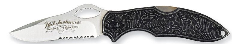 JUSTIN STAINLESS STEEL ROPING KNIFE