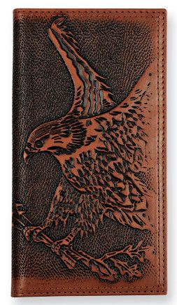 JUSTIN EAGLE WITH ARROWS RODEO WALLET