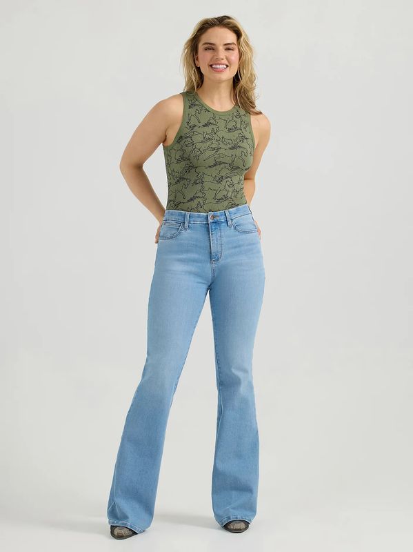 WRANGLER BESPOKE HIGH RISE FLARE JEAN