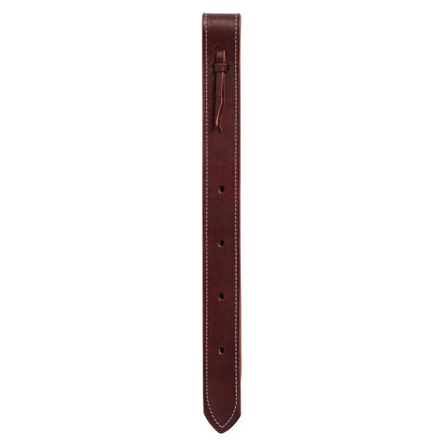 WEAVER BURGUNDY LATIGO OFF BILLETS, DOUBLED AND STITCHED
