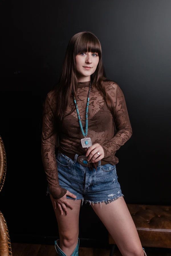 ALL ABOUT COUNTRY 3D MESH TOP