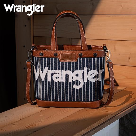 WRANGLER CANVAS MINI TOP HANDLE TOTE/CROSSBODY