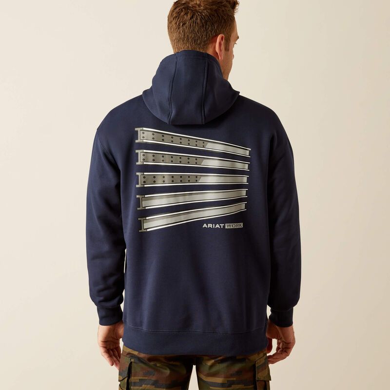ARIAT REBAR WORKMAN BEAMS HOODIE