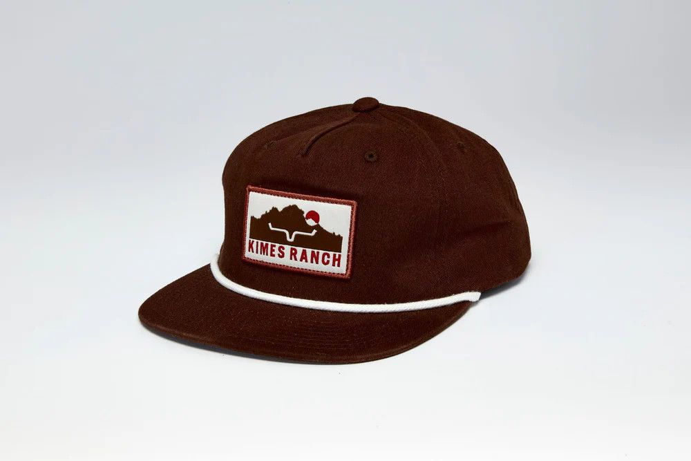 KIMES KICK BACK TRUCKER CAP- DARK BROWN