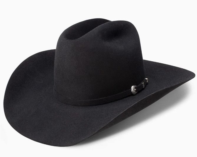 RESISTOL &quot;MIDNIGHT&quot; 6X FELT COWBOY HAT