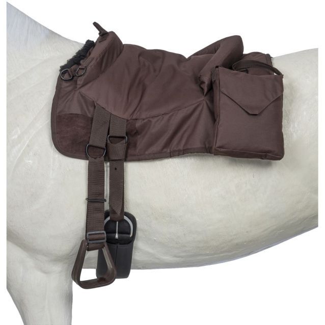 TOUGH 1 DELUXE BAREBACK PAD WITH ACCESSORY BAGS