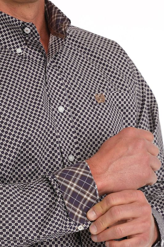 CINCH FLORAL PRINT BUTTON DOWN WESTERN SHIRT