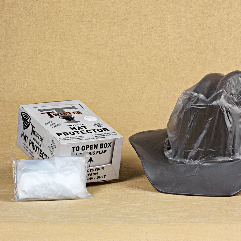 TWISTER CLEAR VINYL WESTERN HAT PROTECTOR
