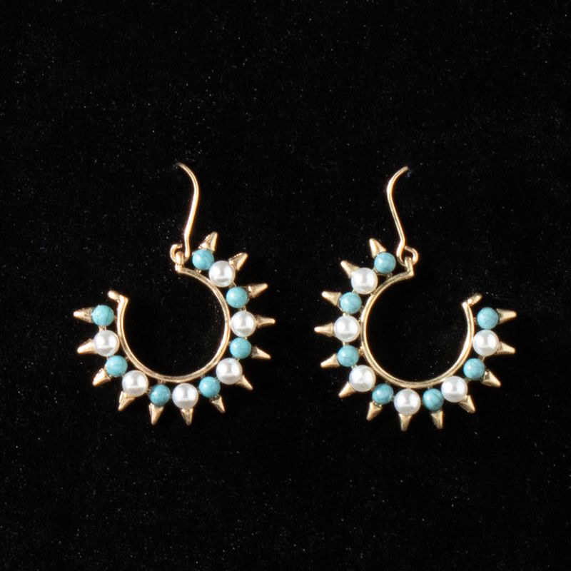 SPIKE HOOP EARRINGS
