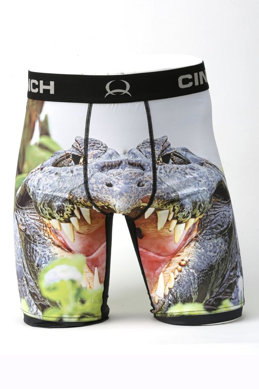 CINCH 9&quot; CROC BOXER BRIEF