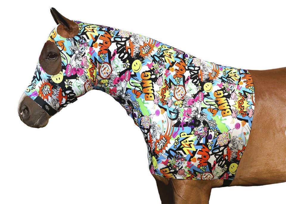 SLEAZY PRINTED HOOD WITH ZIP