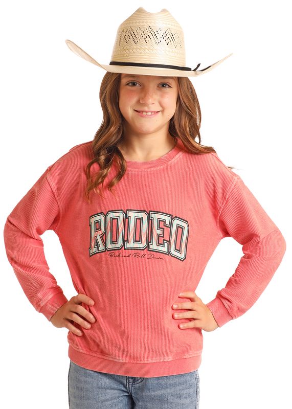 ROCK &amp; ROLL RODEO RIBBED PULLOVER