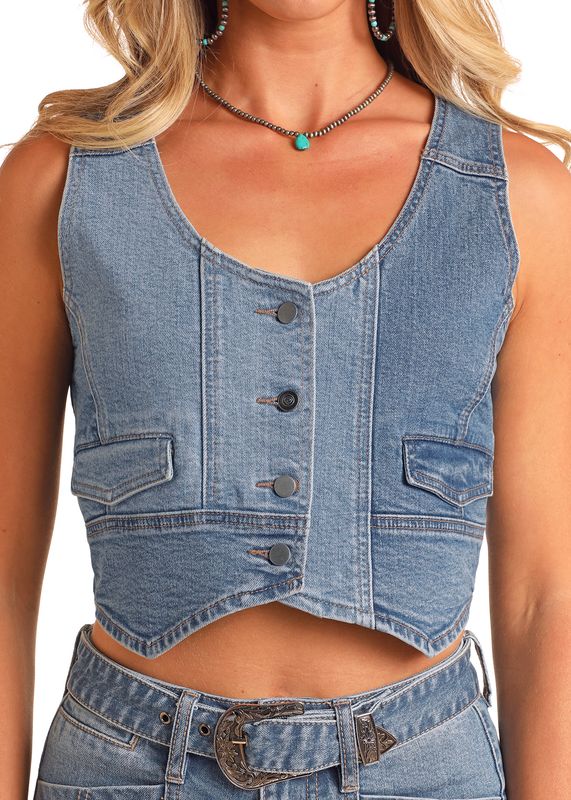 ROCK &amp; ROLL TWO TONE VEST