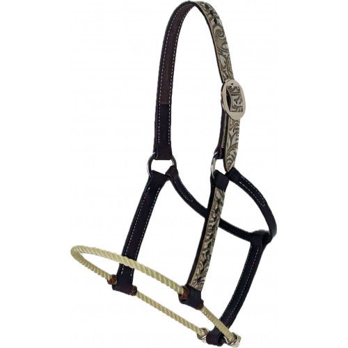 SAN SABA ROPE NOSE LEATHER HALTER