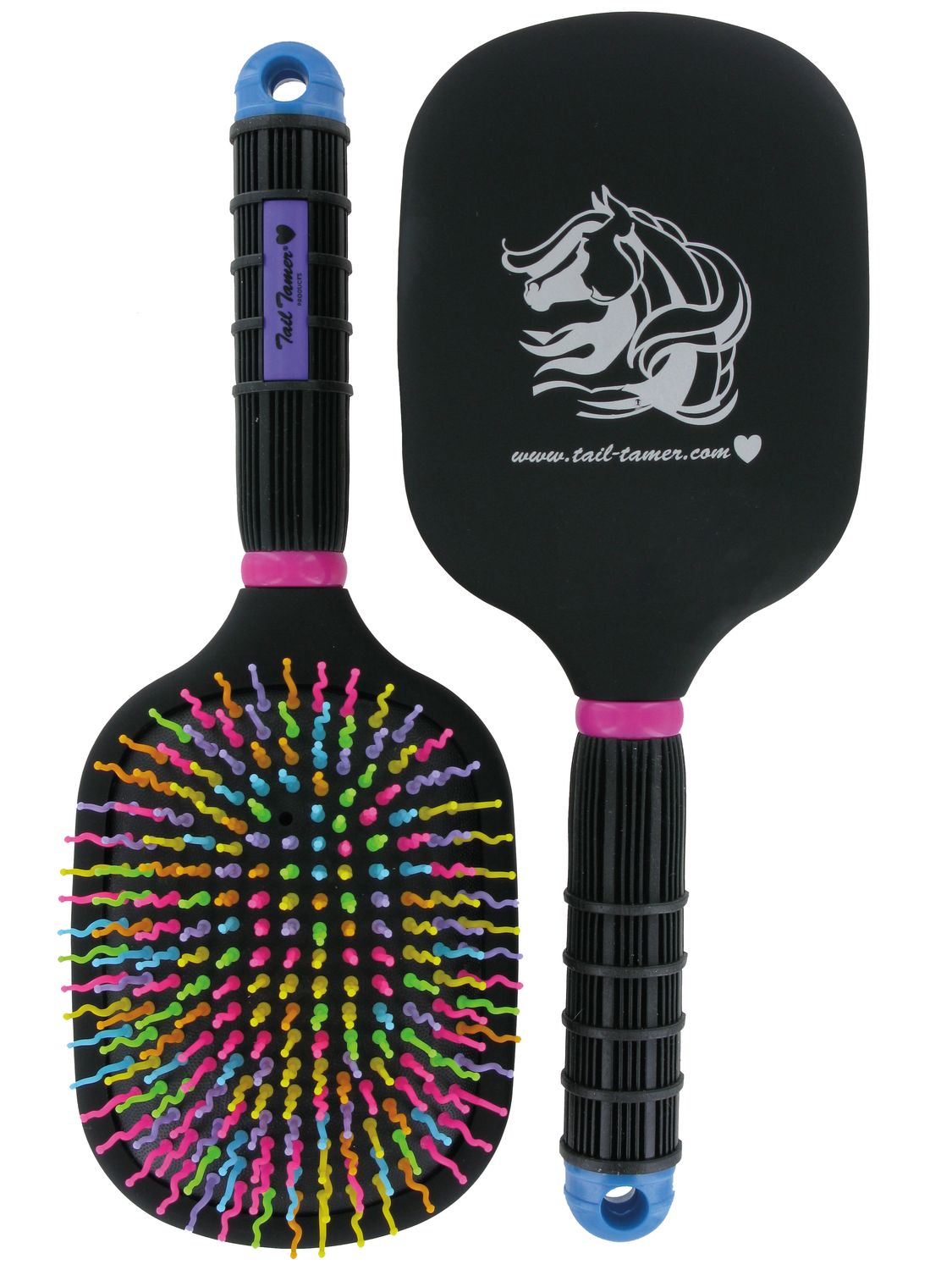 TAIL TAMER MOD PADDLE BRUSH  RAINBOW