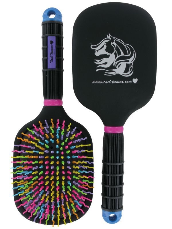 TAIL TAMER MOD PADDLE BRUSH  RAINBOW