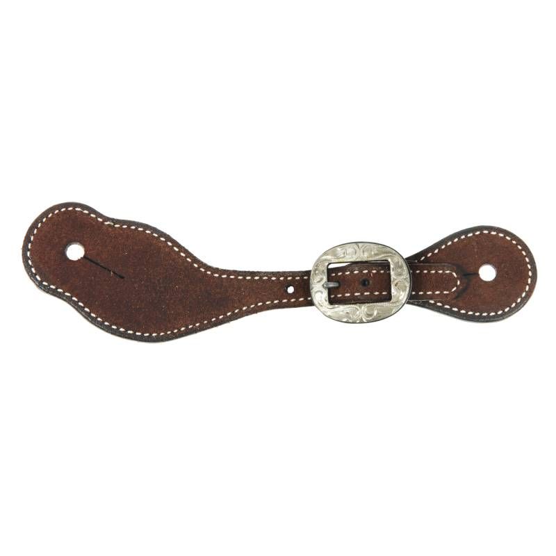 PROFESSIONAL&#39;S CHOICE LADIES/YOUTH CHOCOLATE ROUGHOUT SPUR STRAP