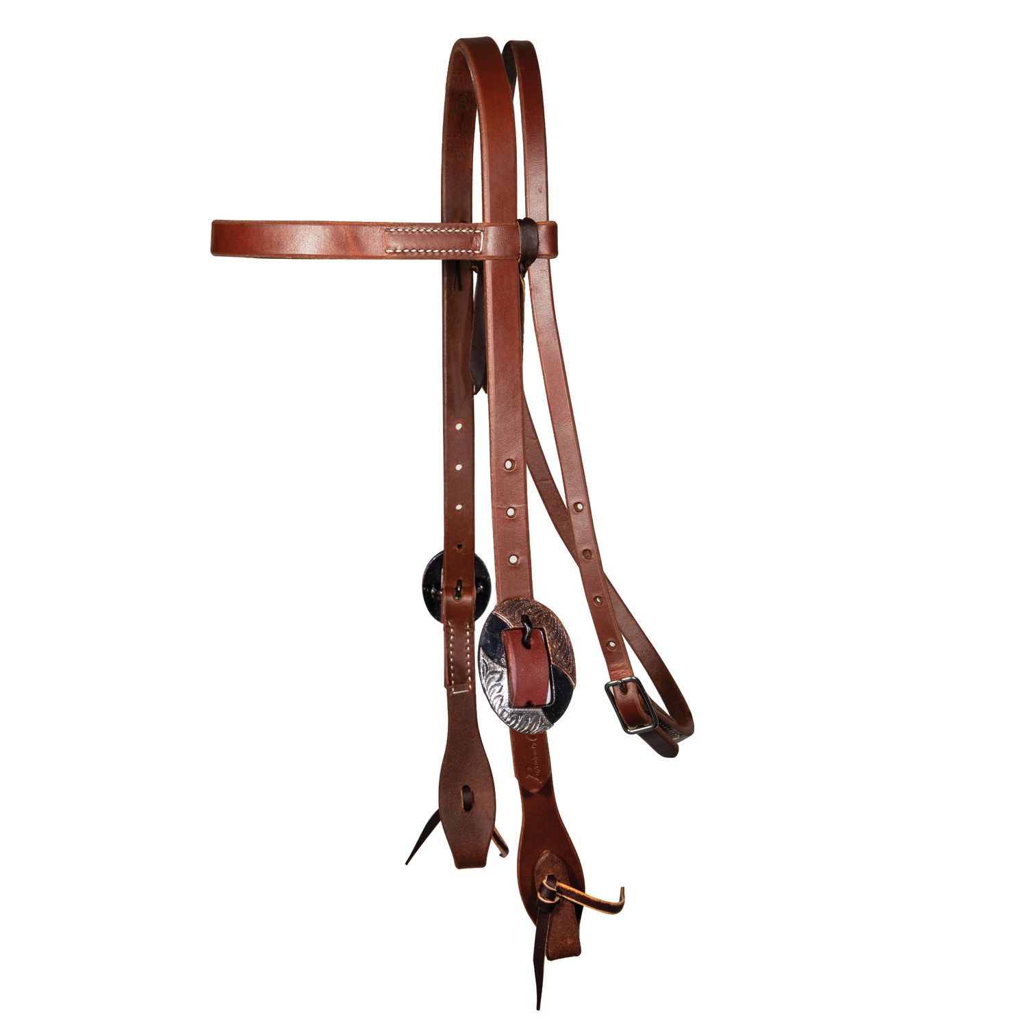 PROFESSIONAL&#39;S CHOICE RANCH QUICK CHANGE KNOT BROW BAND HEADSTALL