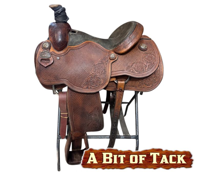 14.5&quot; Used Cactus Clay O&#39;Brien Cooper Rope Saddle