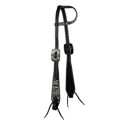 PROFESSIONAL&#39;S CHOICE PAISLEY ONE-EAR SWELL CHEEK PAISLEY HEADSTALL