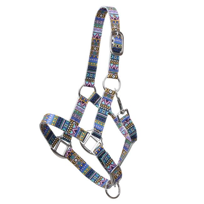 SHOWMAN NYLON ADJUSTABLE PONY HALTER