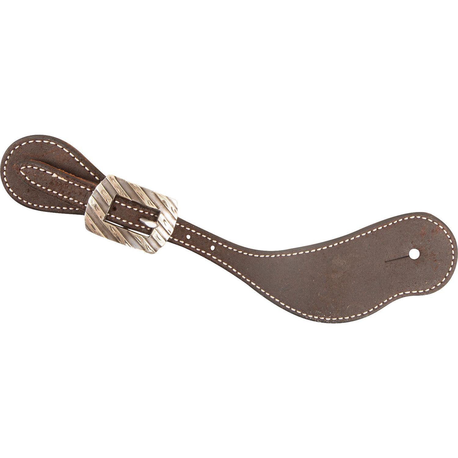 MARTIN SADDLERY COWBOY SPURSTRAPS ROUGHOUT WITH BANDERA BUCKLE