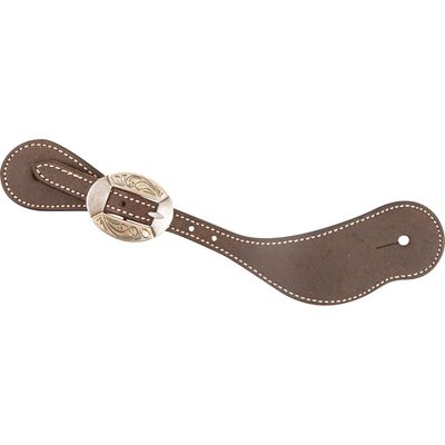 MARTIN SADDLERY COWBOY SPURSTRAPS ROUGHOUT WITH CANYON BUCKLE