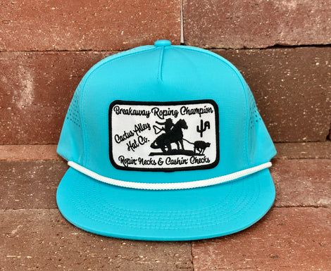 CACTUS ALLEY HAT CO. &quot;BREAKAWAY ROPING&quot; SNAPBACK CAP