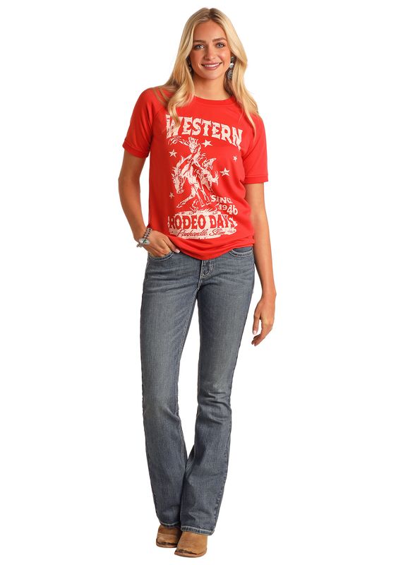 PANHANDLE SLIM WESTERN RODEO DAYS BOXY GRAPHIC TEE