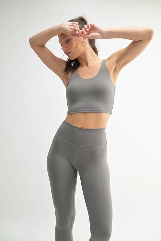 VENICE CLOUD LIGHT U-BACK ACTIVE TANK