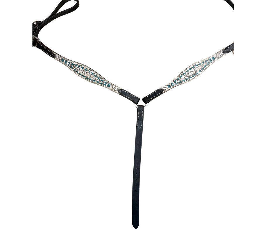 SAN SABA CHOCOLATE FLORAL BREAST COLLAR