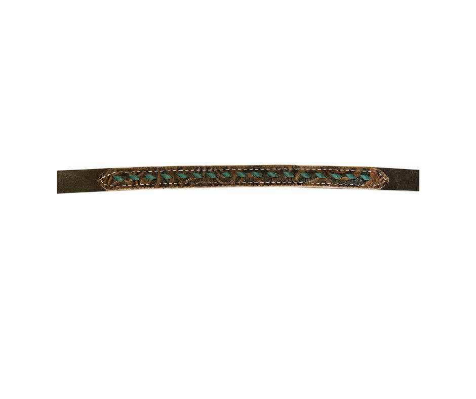 SAN SABA CHOCOLATE FLORAL WITHER STRAP