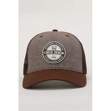 MCC0511010 CINCH TRUCKER CAP CINCH  BROWN