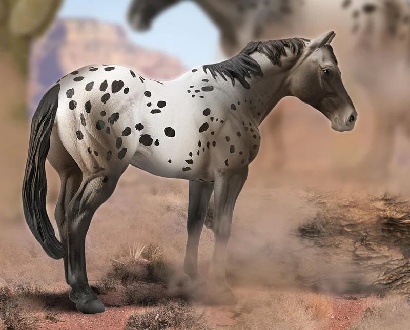 BREYER APPALOOSA BLUE ROAN