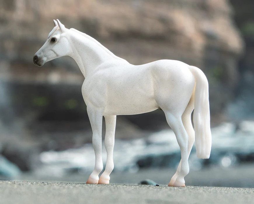 BREYER FLEABITTEN GREY THOROUGHBRED