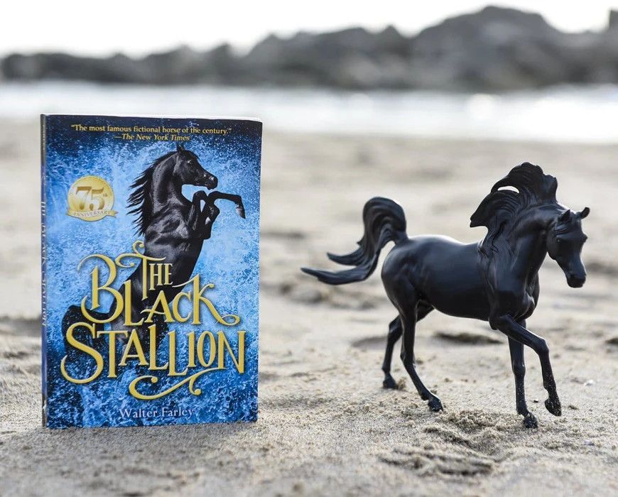 BREYER THE BLACK STALLION HORSE &amp; BOOK SET