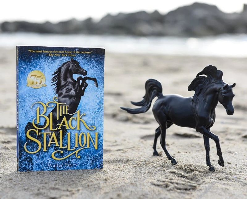 BREYER THE BLACK STALLION HORSE &amp; BOOK SET