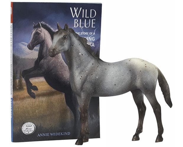 BREYER WILD BLUE BOOK AND MODEL SET