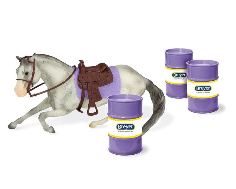 BREYER BARREL RACING SET