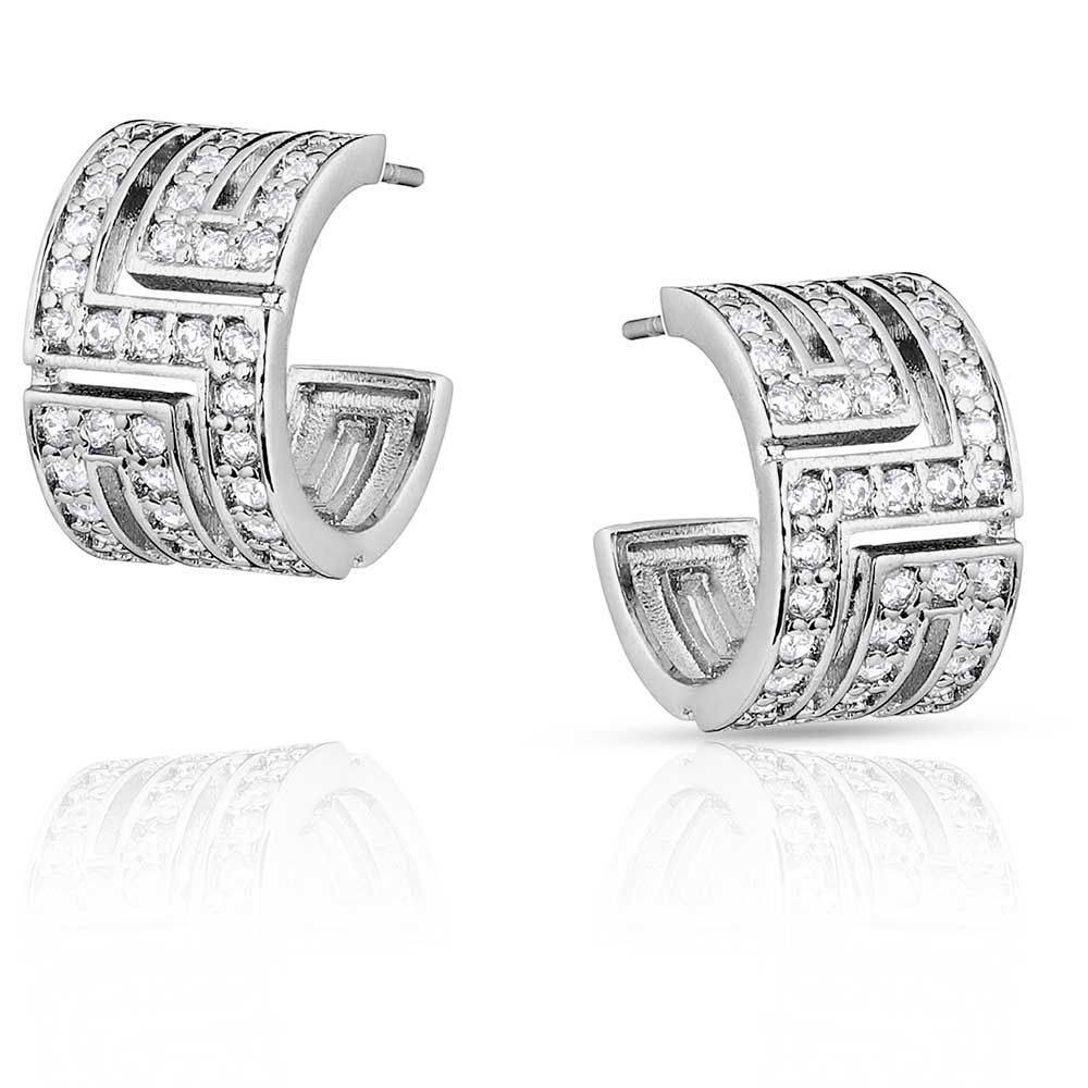 MONTANA SILVERSMITHS UNPREDICTABLE ELEGANCE CRYSTAL EARRINGS